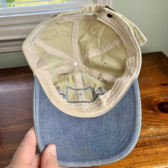 Rare Vintage San Francisco Strapback After The Quake Golden Gate Bridge Dad Hat - Picture 9 of 12